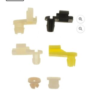 Dorman 75450 Door Lock Rod Clips for Specific Models (Pack of 6)